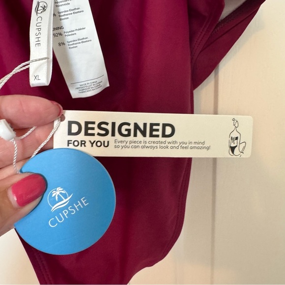 Cupshe Ruffled Swin Suit sz XL - Picture 9 of 11